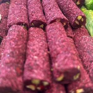 Hibiscus (Narçiçeği) Fıstıklı Fitil Lokum (1000gram)